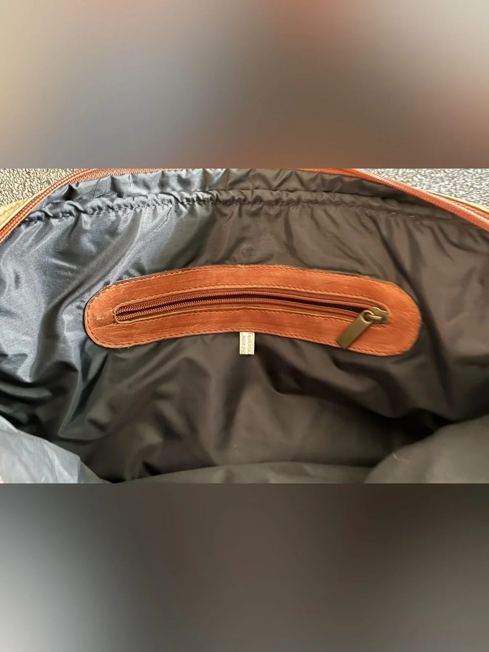 Genuine Leather Made In Colombia Brown Briefcase